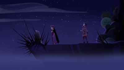     This is where they found
    the miracle flower - Tangled: Before Ever After