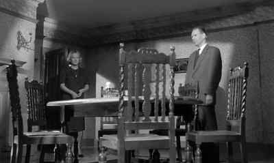 This is where I hold my meetings. - Seance on a Wet Afternoon