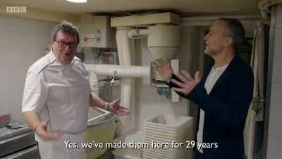 This is where you make the baguette. - Remarkable Places to Eat