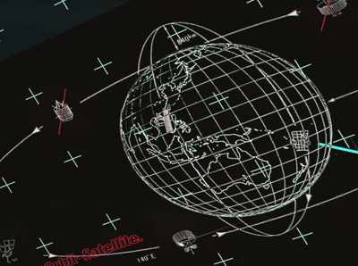 This is where the satellite was
when they hacked into it. - Cowboy Bebop