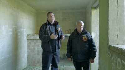This is where the soldiers would be manning the guns. - The Buildings That Fought Hitler