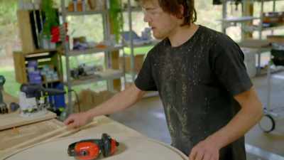 This is where these dowels are
going to go in - Handmade: Britain's Best Woodworker