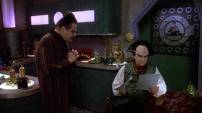 - This whole section--
- I said, I am not finished yet. - Babylon 5