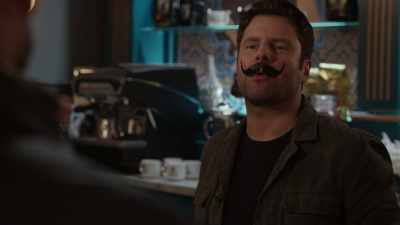 - This is why I needed
my mustache collection, Gus. - Psych 2: Lassie Come Home