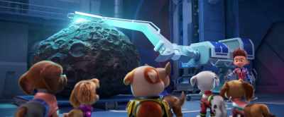 This will analyze the meteor
and tell us what it's made of. - PAW Patrol: The Mighty Movie