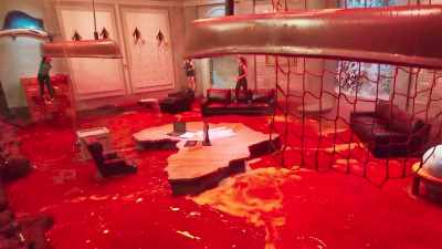 This will give
the Fierce Ladies a nice time advantage - Floor Is Lava