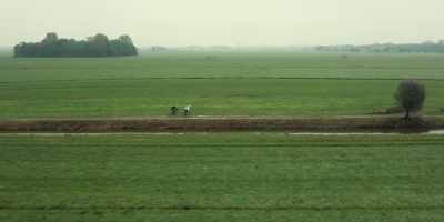 This year, the famous
Paris-Roubaix cycle race - Human Playground