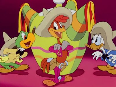 This is your gift from Mexico - The Three Caballeros