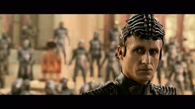 This is your one chanceTake the Lord Marshal's offer and bowI bow to no manHe's not a manHe's the holy Half Dead who has seen the UnderVerseLook I'm not with everyone hereBut I will take a piece of himA piece you will have - The Chronicles of Riddick