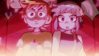 - ♪ This is your precious life! ♪
- [both] Huh? - Scott Pilgrim Takes Off