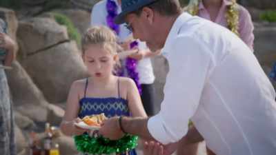 This is yours.
A little lobster tail. - Gino's Italian Family Adventure