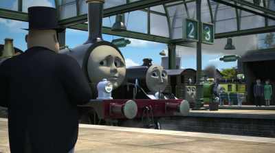 - Thomas went down
to the docks, sir, - Thomas & Friends: Big World! Big Adventures! The Movie