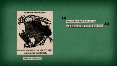 Thompson had testified
about being raped - The Lady and the Dale