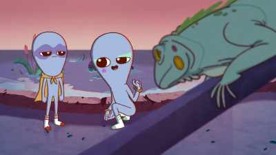 - Those are finger-ish?
- [croaks] - Strange Planet