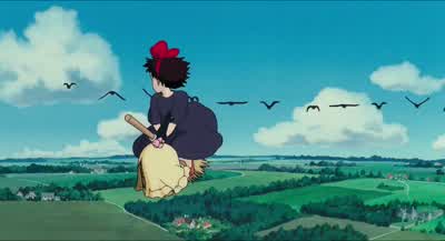 Those are wild geese. - Kiki's Delivery Service