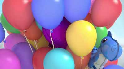 -Those balloons--
-[popping] - The Adventures of Paddington