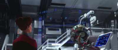 Those closest to the blast
are most affected, - Star Trek: Prodigy