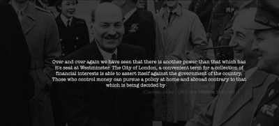 "Those who control money
can pursue a policy - The Spider's Web: Britain's Second Empire