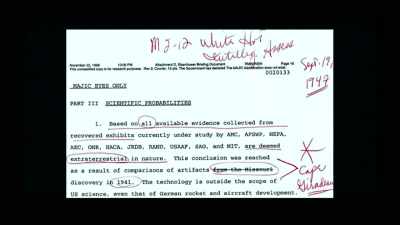 Those craft are deemed
"extraterrestrial in nature. - Truth Hunter