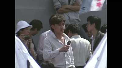 Those days,
as a 21-year-old student leader - The Exiles