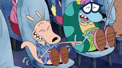 Those Fatheads
are oh-so-funny, eh? - Rocko's Modern Life: Static Cling