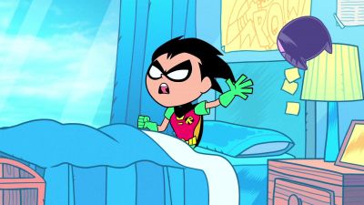 Those filthy animals kept me
up all night and I overslept. - Teen Titans Go!