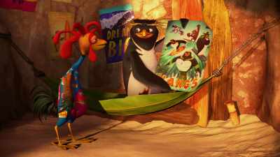 Those guys rule.
Did you surf with them - Surf's Up 2: WaveMania