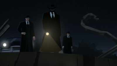 Those morons, they were only
supposed to follow, not engage. - Batman: Caped Crusader