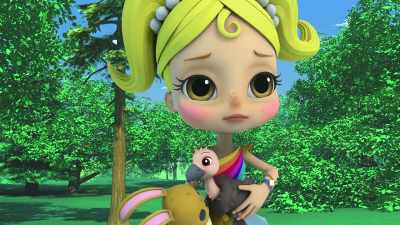 Those trees are homes to living creatures.
Like this one. - Rainbow Rangers