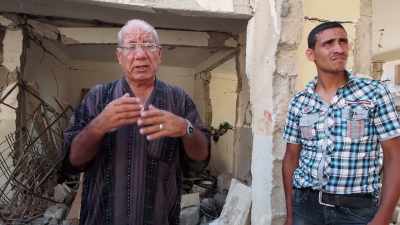 Those who had borne the brunt
Of artillery shells, - Killing Gaza