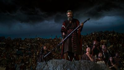 Thou didst blow with Thy winds, - The Ten Commandments