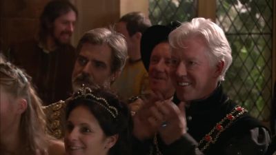 Though evil men pray louder...
 - The Tudors