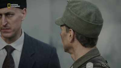 Though he's dressed
in civilian clothes, - Hitler's Last Stand