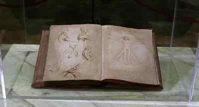 Though Leonardo
is best known as a painter... - Hudson Hawk