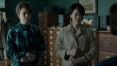 "Though seen of none save
him whose strenuous tongue - Call the Midwife