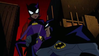 Thought I might find you brooding
in this part of town. - The Batman