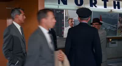 Thought I'd never make it. - North by Northwest