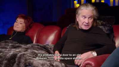 Thoughts, Mum.
If it's not a UFO, what is it? - The Osbournes Want to Believe