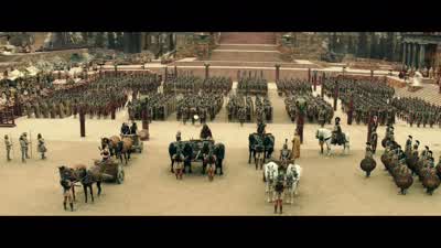 Thracians, the shield wall is your home. - Hercules