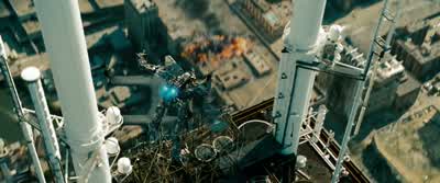 Threat above towel; Six o'clock! - Transformers: Dark of the Moon