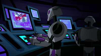 Threat detected.
Defenses active. - Justice League Action