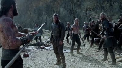 (Threatening grunts) - Vikings