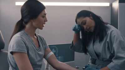 - (THREATENS)
- Are you okay? - The Ark