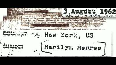 Three August, 1962, - Unacknowledged