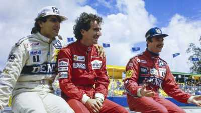 Three drivers,
Mansell with a six-point lead - Williams & Mansell: Red 5