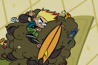 ♪ Three extreme teens
And an air breathing shark ♪ - Johnny Test