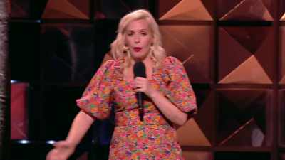 Three hours later, Carol's gone,
and so is the vibrator. - Backstage with Katherine Ryan