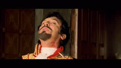 Three men, three cuts. - The Mask of Zorro