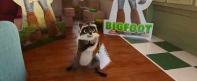Three people and ten animals
live in this small house. - Bigfoot Family