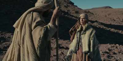 Three riders on the plain
heading for our village. - Testament: The Story of Moses